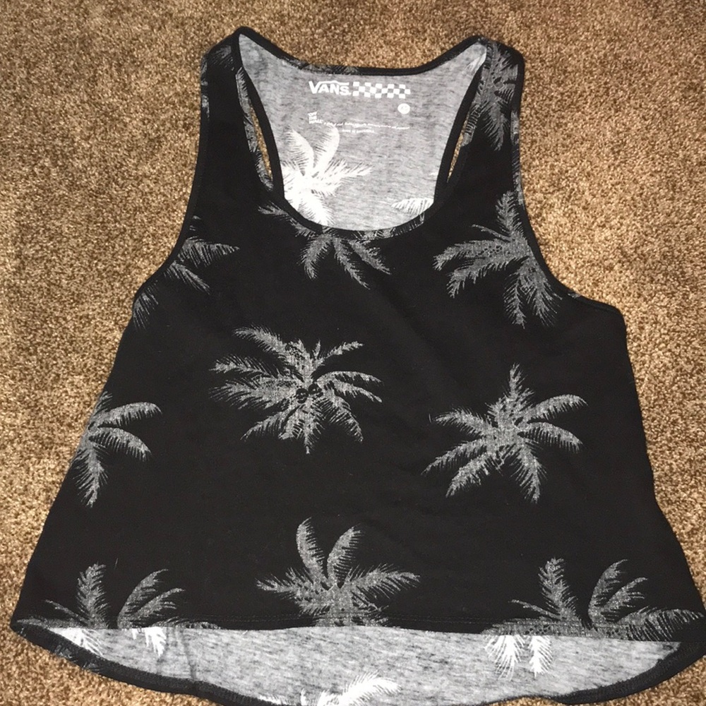 palm tree tank top